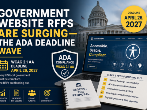 The ADA Deadline Wave: Why Government Website Design RFPs Are Surging in 2026